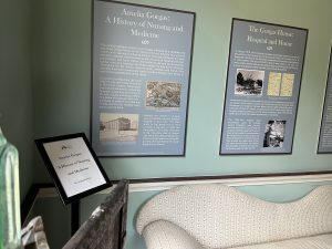 The UA Nursing Exhibit at The Gorgas House Museum.