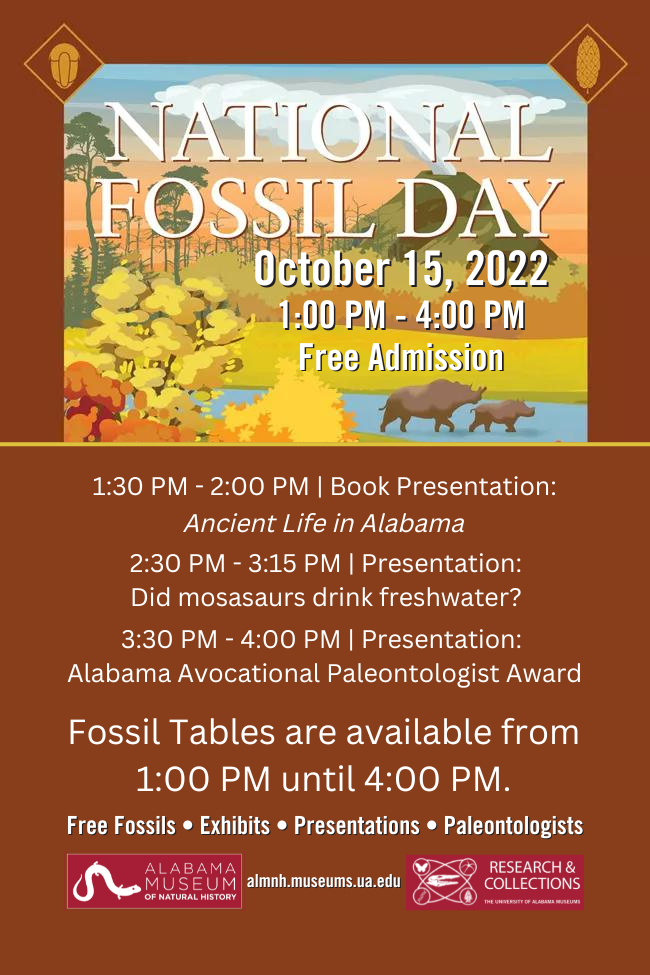 National Fossil Day Poster