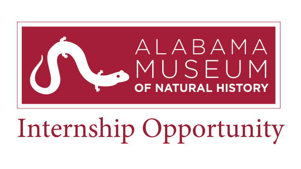 Alabama Museum of Natural History internship promotional graphic